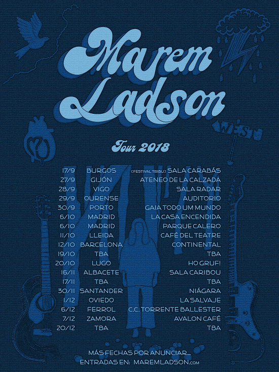 Cartel de la gira de Marem Ladson