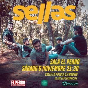 Sellas cartel concierto El perro