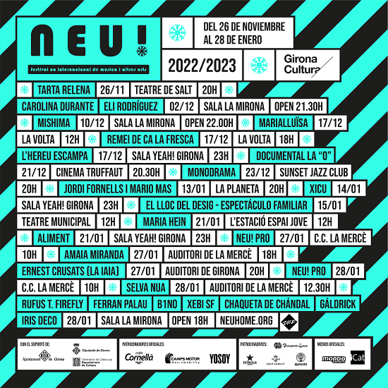 Cartel Neu! Festival 22/23