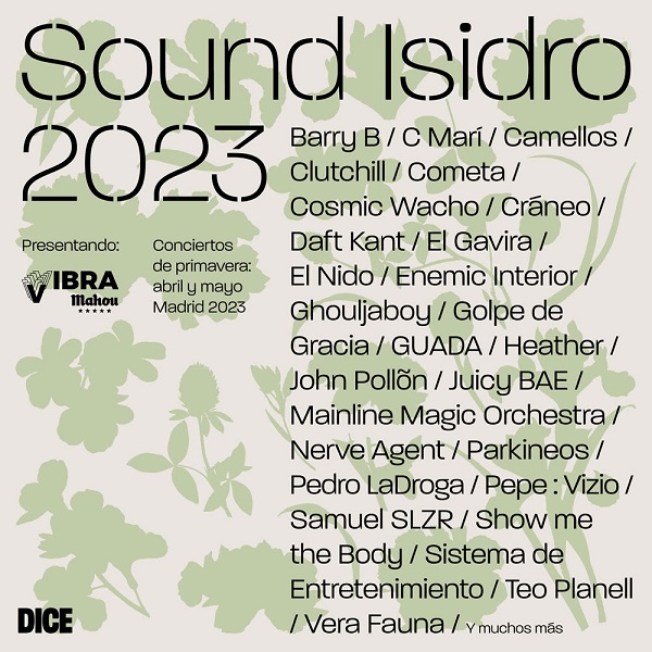 Sound Isidro 2023 primeros nombres