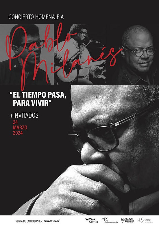 Cartel homenaje Pablo Milanés