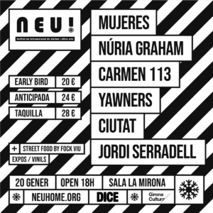 Neu! festival 2024 cartel