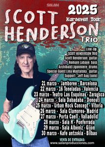 Scott Henderson gira 2025