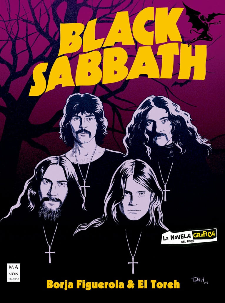 Libro rojo de la novela gráfica de Black Sabbath
