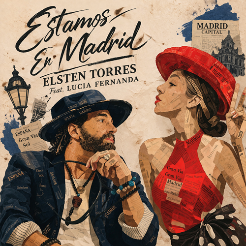 Elsten Torres Lucía Fernanda Estamos en Madrid portada